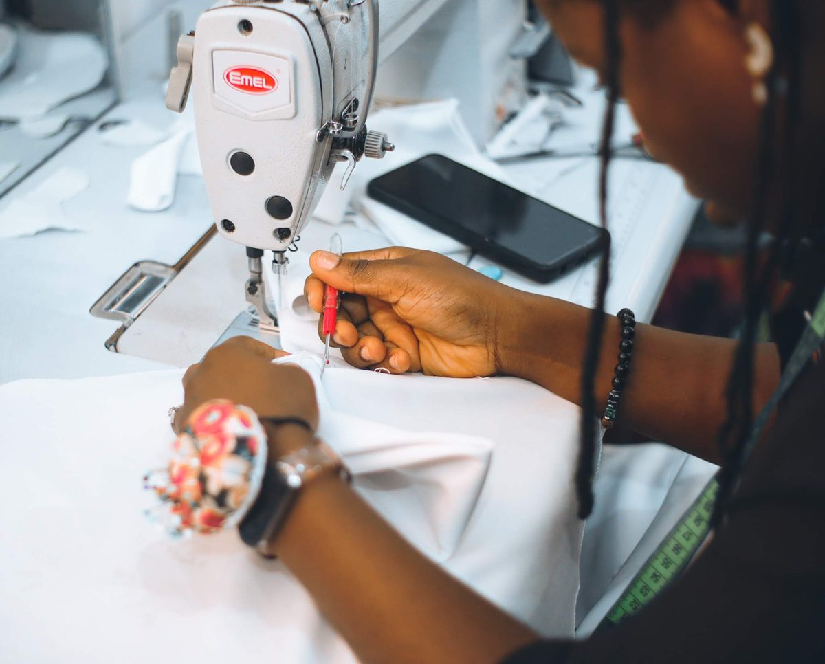 Seyi Kolade at work