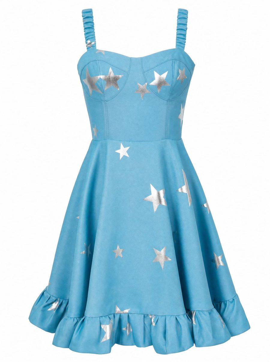 Curtain Call Dress, flat lay